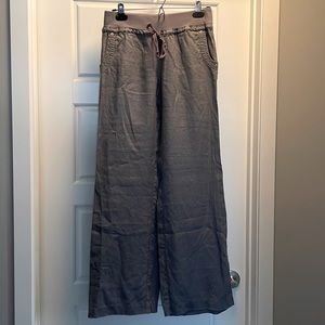 GUESS Gray Linen Pants Size US 2